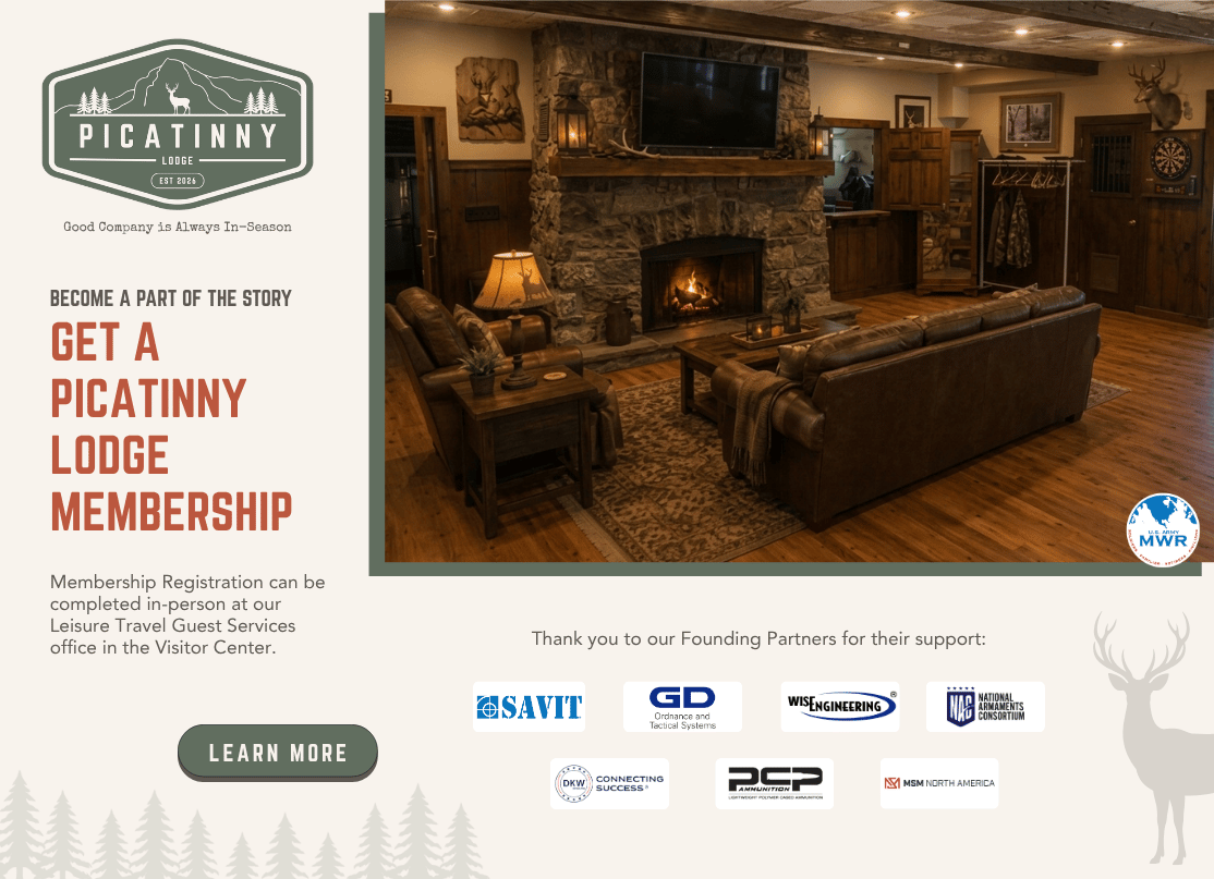 Picatinny Lodge: Grand Opening
