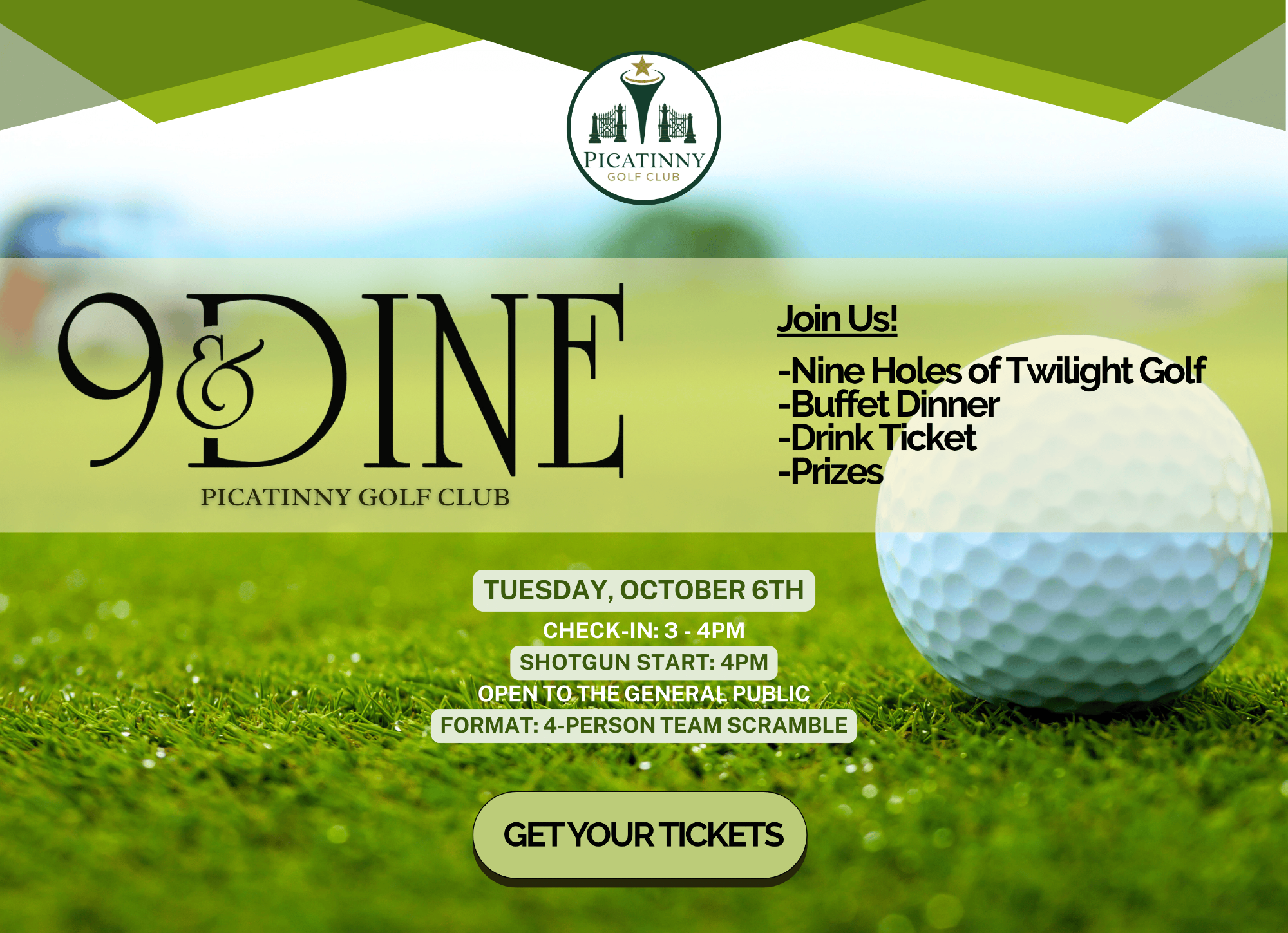 9 & Dine Golf Outing
